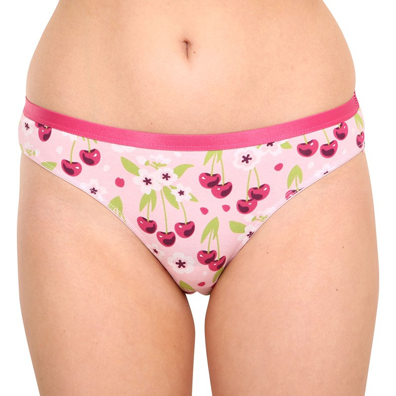 Veselé dámské kalhotky Dedoles Třešňový květ (D-W-UN-BB-C-C-1373) XS