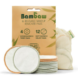 Bambusové odličovací tamponky Bambaw 16 ks (BAM056)