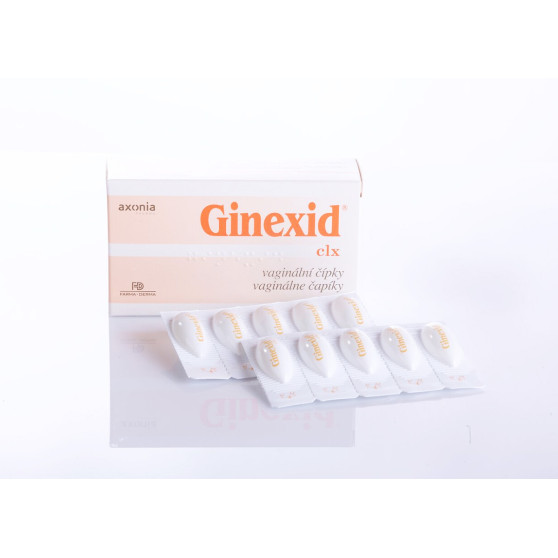 Vaginální čípky Ginexid (AXO557)