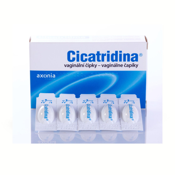 Vaginální čípky Cicatridina (AXO561)