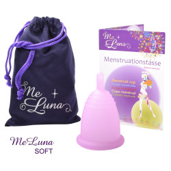 Menstruační kalíšek Me Luna Soft XL se stopkou růžová (MELU021)