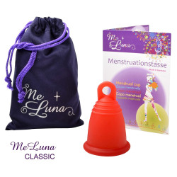 Menstruační kalíšek Me Luna Classic L s očkem červená (MELU028)