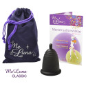 Menstruační kalíšek Me Luna Classic M s kuličkou černá (MELU030)