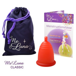 Menstruační kalíšek Me Luna Classic L s kuličkou červená (MELU034)