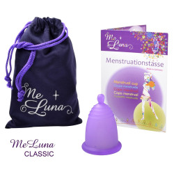 Menstruační kalíšek Me Luna Classic S s kuličkou fialová (MELU035)