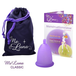Menstruační kalíšek Me Luna Classic M s kuličkou fialová (MELU036)