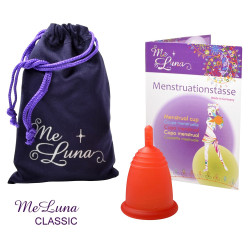 Menstruační kalíšek Me Luna Classic S se stopkou červená (MELU043)