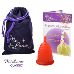 Menstruační kalíšek Me Luna Classic M se stopkou červená (MELU044)