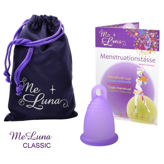 Menstruační kalíšek Me Luna Classic S s očkem fialová (MELU053)