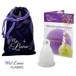Menstruační kalíšek Me Luna Classic S s očkem čirá (MELU057)