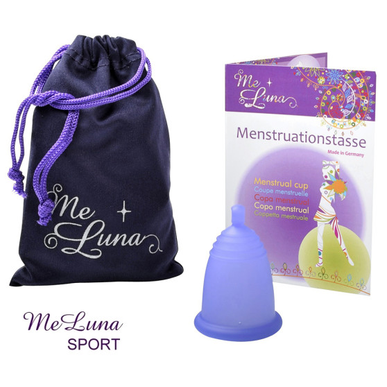 Menstruační kalíšek Me Luna Sport S s kuličkou violet (MELU072)