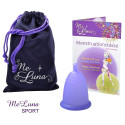 Menstruační kalíšek Me Luna Sport M s kuličkou violet (MELU073)