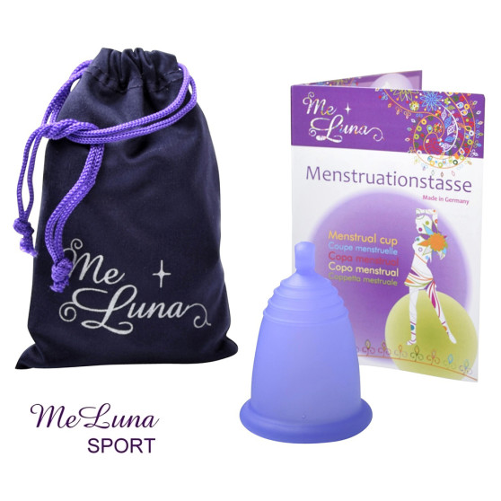 Menstruační kalíšek Me Luna Sport L s kuličkou violet (MELU074)