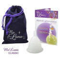 Menstruační kalíšek Me Luna Classic XL Shorty se stopkou čirá (MELU104)