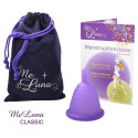 Menstruační kalíšek Me Luna Classic XL Shorty se stopkou fialová (MELU120)