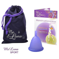 Menstruační kalíšek Me Luna Sport L Shorty se stopkou violet (MELU123)