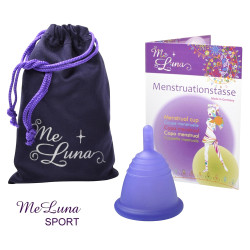 Menstruační kalíšek Me Luna Sport XL Shorty se stopkou violet (MELU124)