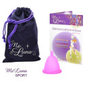 Menstruační kalíšek Me Luna Sport S Shorty s kuličkou fuchsia (MELU129)