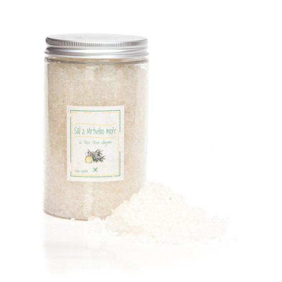 Čisticí sůl na mořské houby Caribbean Sun Tea Tree 400 g (MNT400)