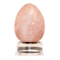Kamenné vajíčko Yoni Spirit růženín - GIA certifikace (YOS01)