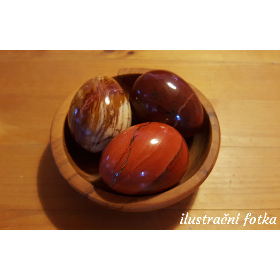 Kamenné vajíčko Yoni Spirit jaspis picasso (YOS07)