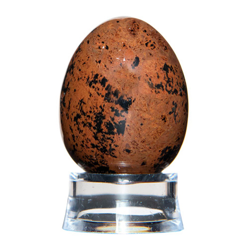 Kamenné vajíčko Yoni Spirit obsidián moka (YOS10)