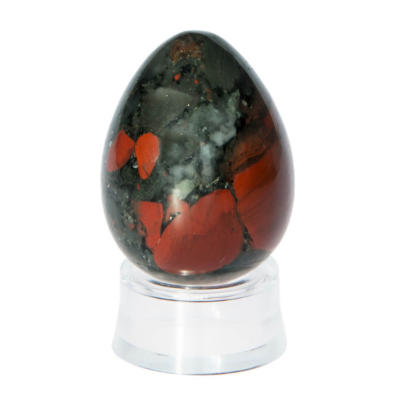 Kamenné vajíčko Yoni Spirit heliotrop (YOS13)