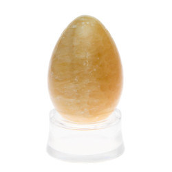 Kamenné vajíčko s otvorem Yoni Spirit žlutý jadeit (YOS22)