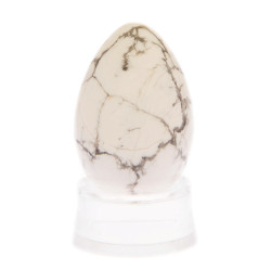 Kamenné vajíčko s otvorem Yoni Spirit magnezit malé (YOS25)