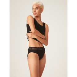 Menstruační kalhotky Modibodi Sensual Hi-Waist Bikini Heavy-Overnight - VYBALENÉ (MODI4040VYB)