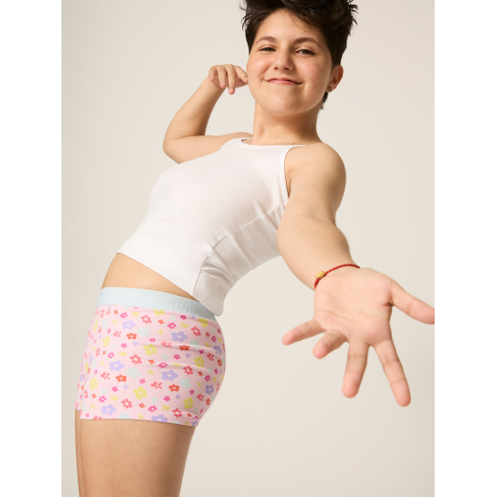 Menstruační kalhotky Modibodi Teen Hipster Boyshort Moderate-Heavy Orchid Pink - VYBALENÉ (MODI4101OPVYB)