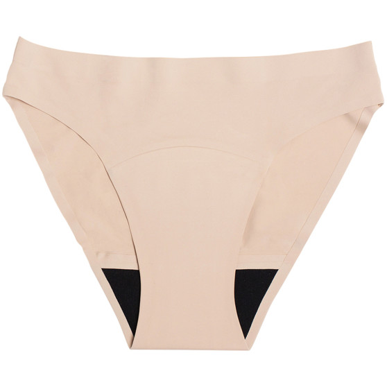 Menstruační kalhotky Modibodi Seamfree Bikini Moderate-Heavy Cashew - VYBALENÉ (MODI4065CVYB)