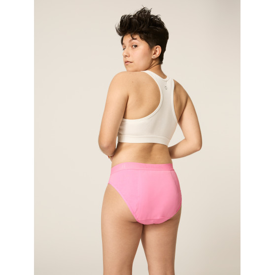 Menstruační kalhotky Modibodi Teen Hipster Bikini Maxi Fairy Floss Pink - VYBALENÉ (MODI4099FFPVYB)